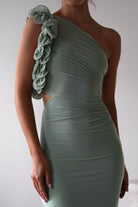 Sydney Bodycon Maxi Dress Sage | Wedding Guest Dress | Bodycon | Maxi | Oh Hello Clothing
