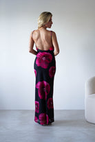 Nakita Mesh Floral Print Maxi Dress Black | Wedding Guest Dress | Maxi | Mesh | Oh Hello Clothing