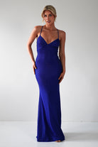 Cataleya Rhinestone Bodycon Gown | Royal Blue | Debs & Prom | Formal Gown | Oh Hello Clothing