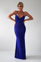 Cataleya Rhinestone Bodycon Gown | Royal Blue | Debs & Prom | Formal Gown | Oh Hello Clothing