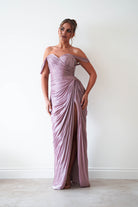 Oh Hello Clothing Dresses > Prom Dresses 1*DONE- CIND- CD417 - MAUVE GOWN