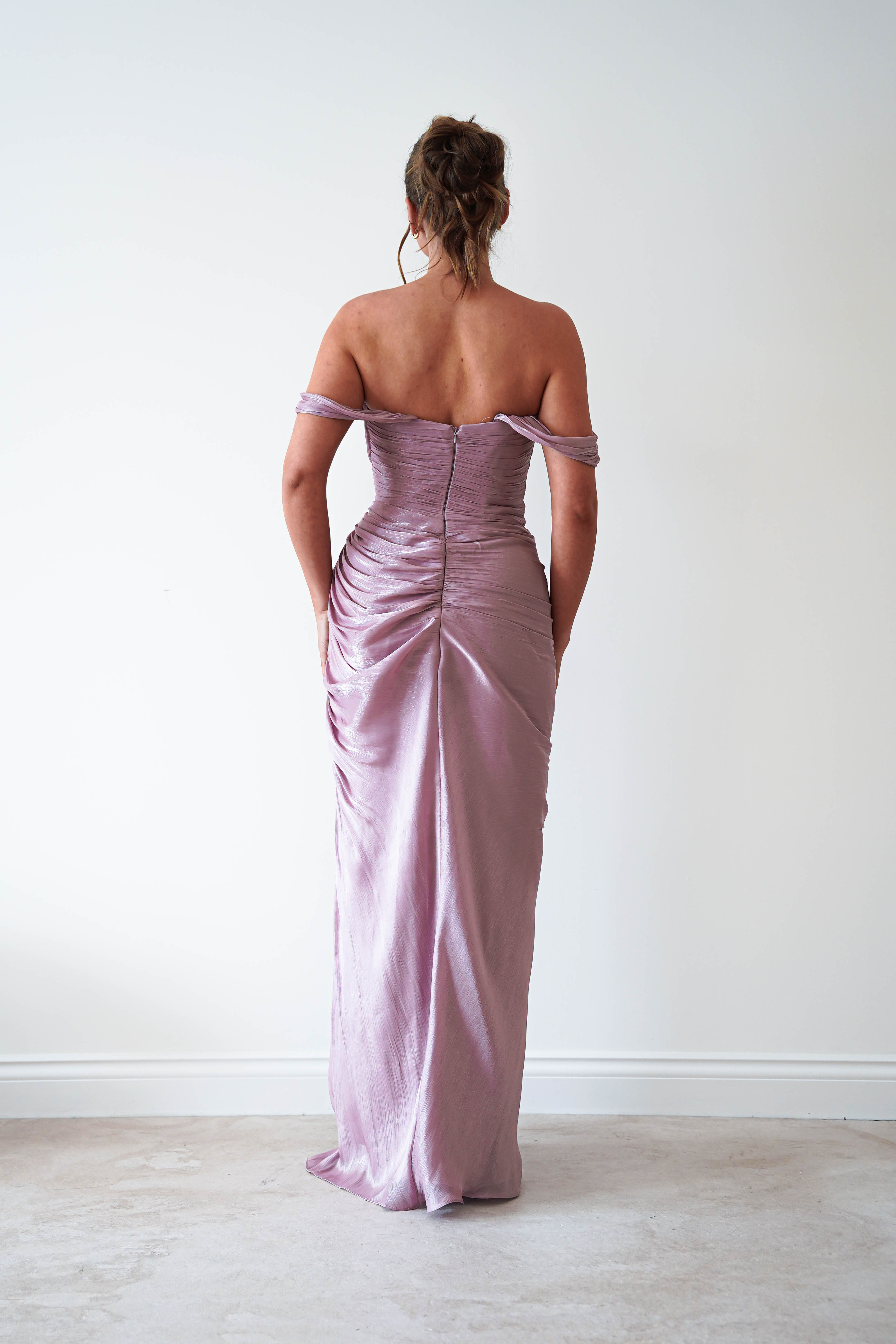 Oh Hello Clothing Dresses > Prom Dresses 1*DONE- CIND- CD417 - MAUVE GOWN