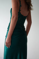 Cindy Pleated Bodice Gown | Emerald Green | Debs & Prom | Formal Gown | Oh Hello Clothing