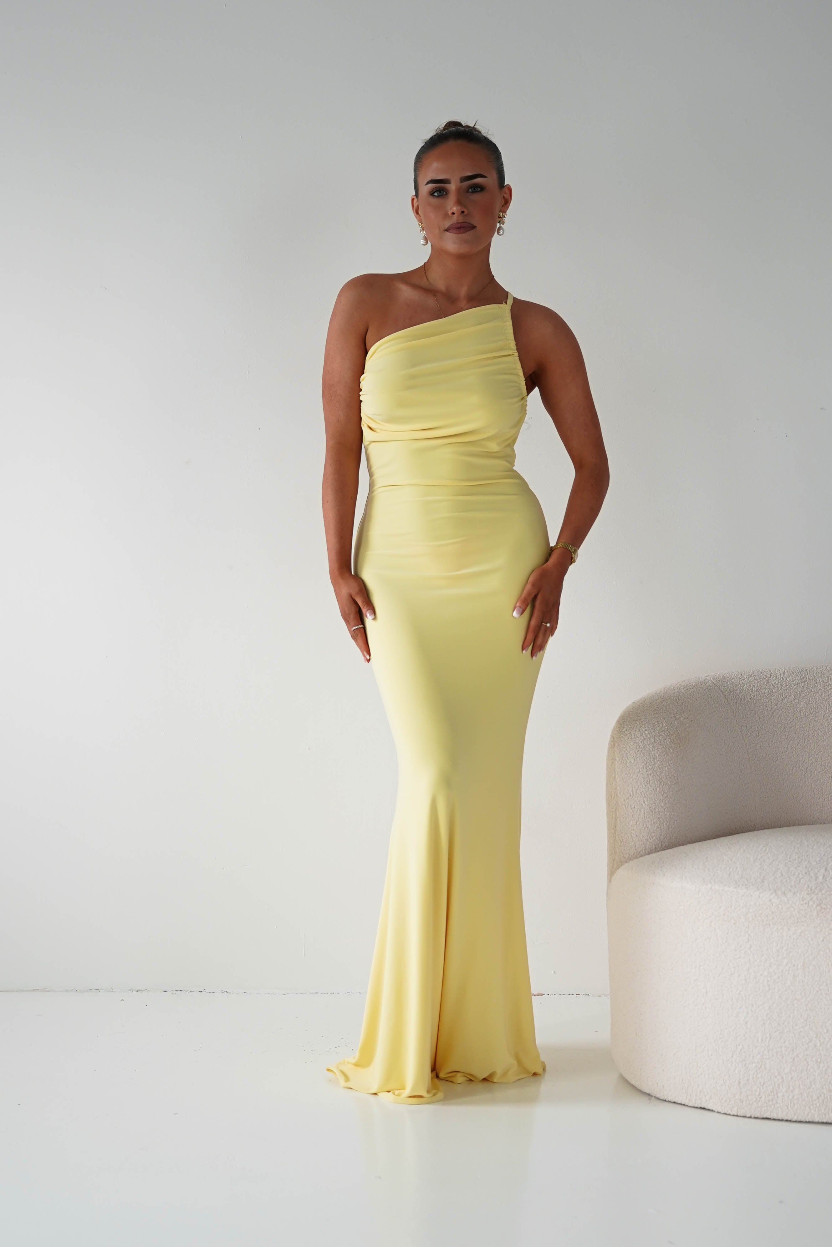 Oh Hello Clothing Women > Clothing > Dresses 1* DONE --CINDERALLA-T506-YELLOW MAXI DRESS