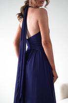 Oh Hello Clothing Dresses 1*DONE -CINDERALLA-T715 NAVY FLOWY DRESS