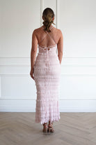 Oh Hello Clothing Women > Clothing > Dresses 1*DONE- FP- 578201- PINK Ruffle Bodycon Maxi Dress (Copy)