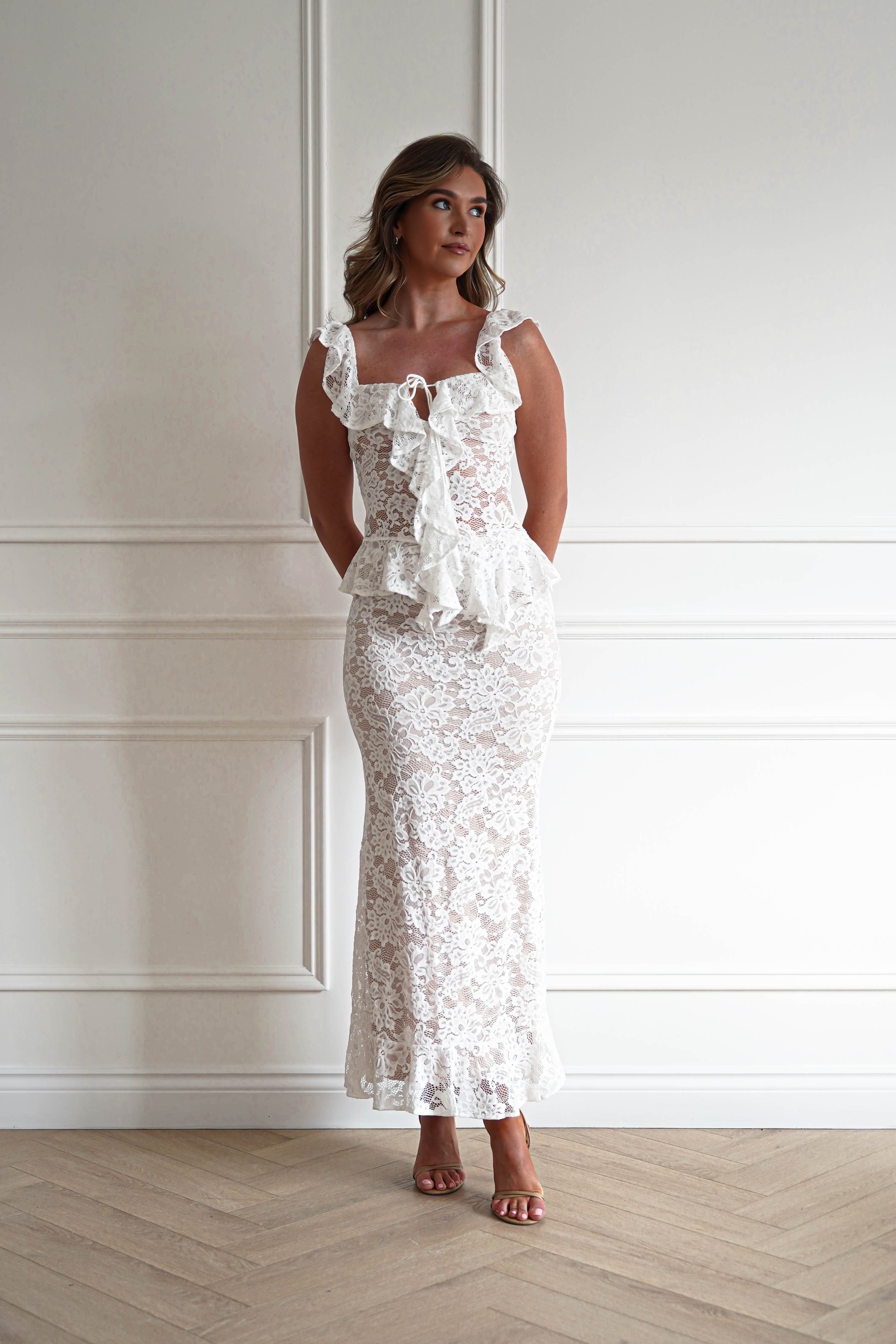 Oh Hello Clothing Women > Clothing > Dresses 1*DONE-INDIKAH- CM6642D-MATCHING LACE SET
