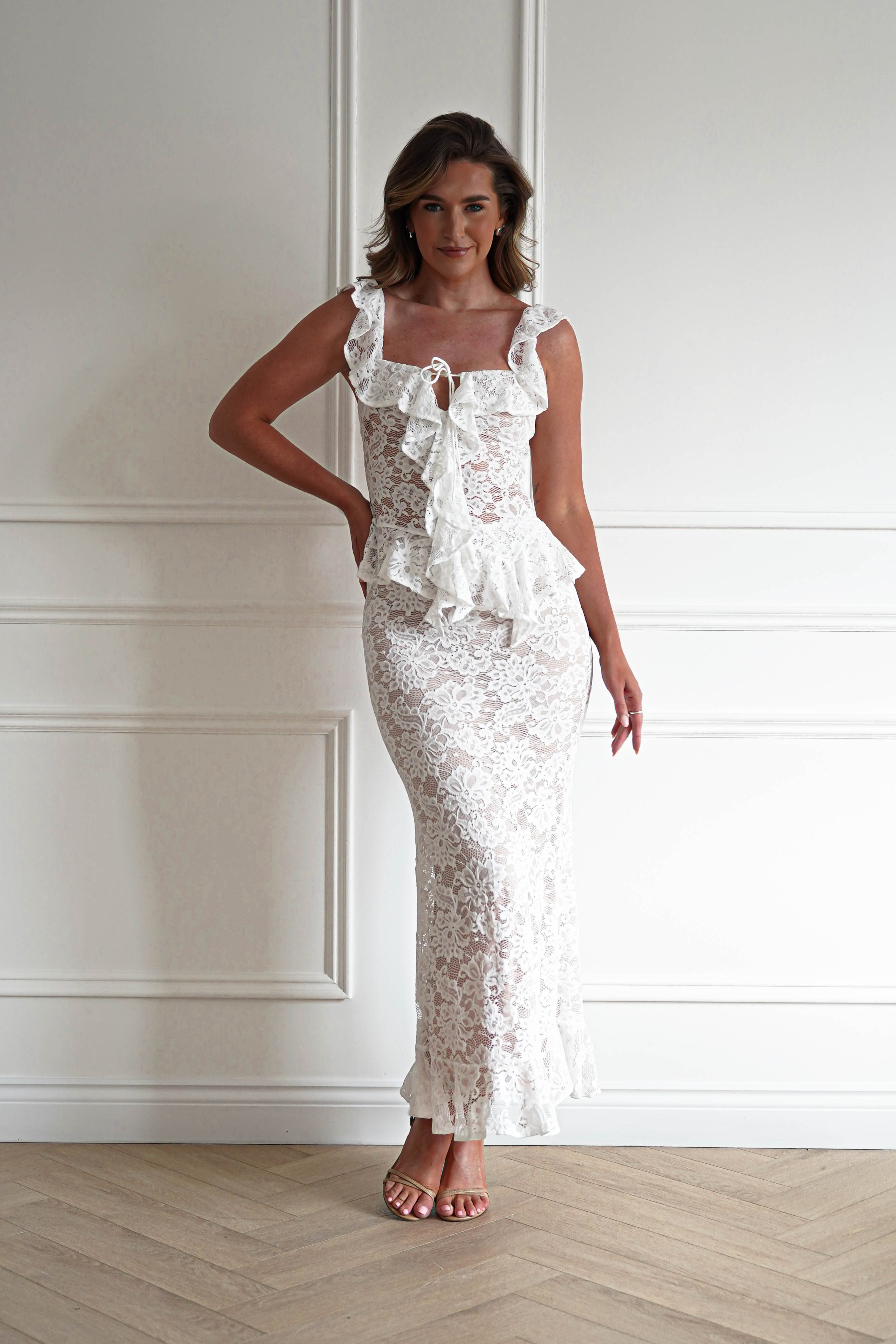 Oh Hello Clothing Women > Clothing > Dresses 1*DONE-INDIKAH- CM6642D-MATCHING LACE SET