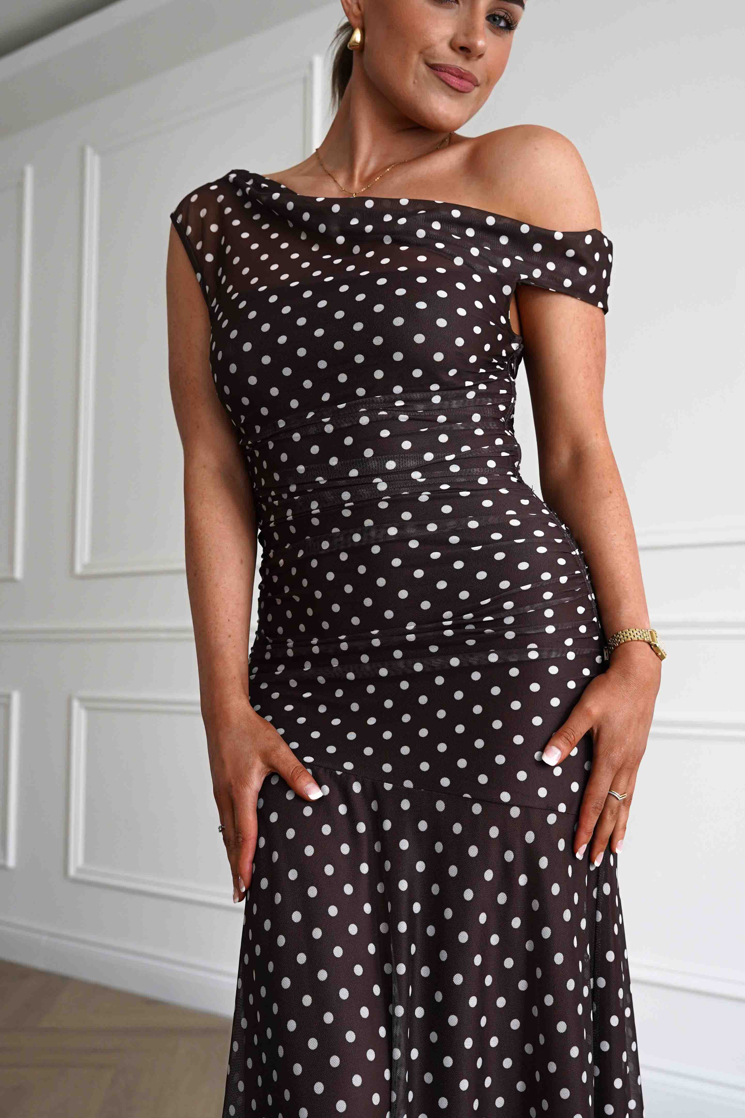Oh Hello Clothing Dresses > Prom Dresses 1*DONE-INDIKAH-KA0334D10-Polka dot dress