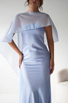 Oh Hello Clothing Women > Clothing > Dresses 1*DONE - MANIJU- MM26017-Strapless dress with a removable sheer chiffon scarf