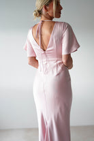 Olivia Matte Satin Maxi Dress | Periwinkle Blue | Bridesmaid Dress | Oh Hello Clothing