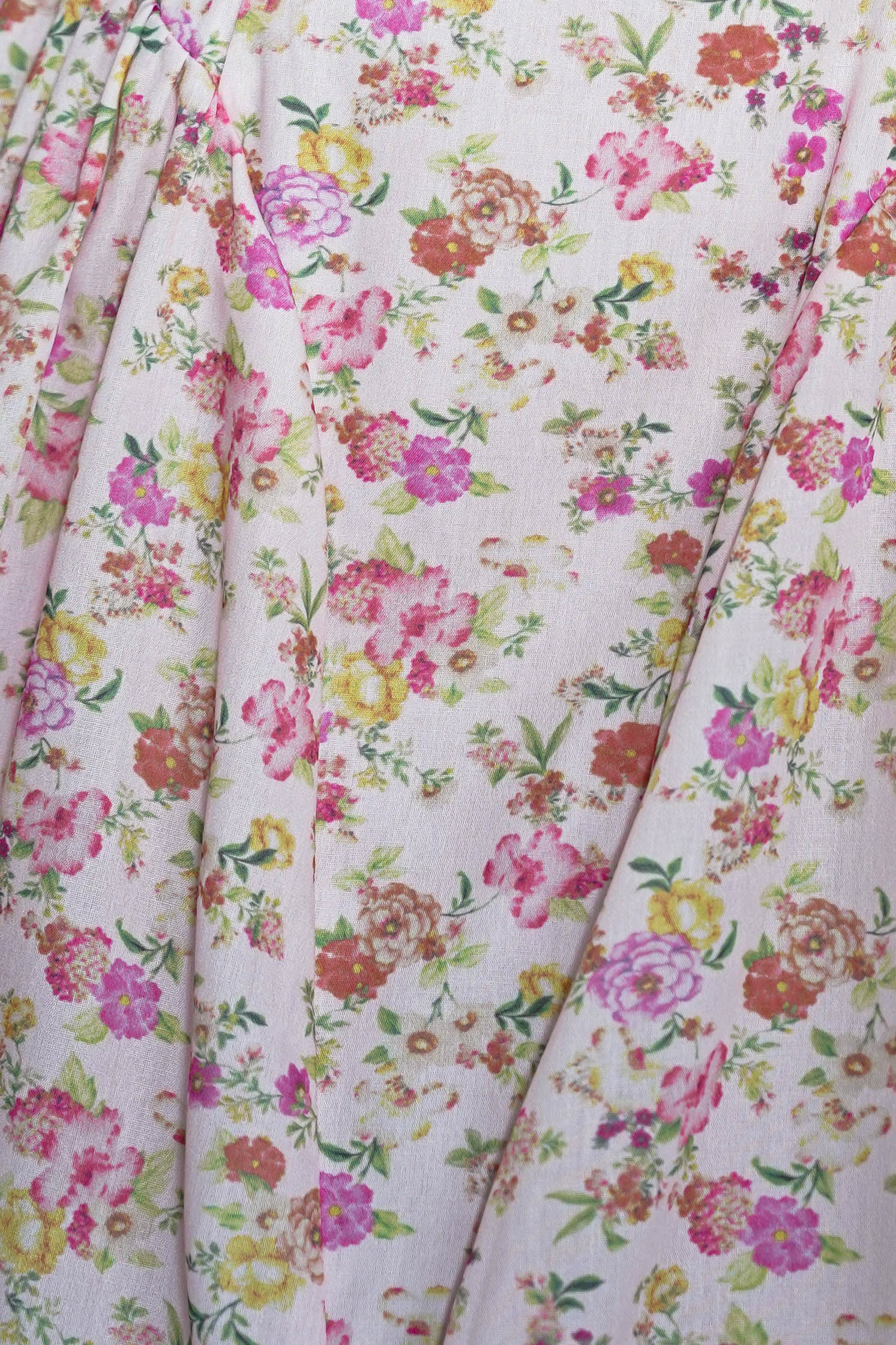 Oh Hello Clothing Dresses > Prom Dresses 1*DONE-SASHA-64542J07- Pink Ditsy Floral Midi Dress