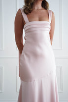 Oh Hello Clothing Women > Clothing > Dresses 1*DONE*SASHA- 64850j02- Pink Yellow Tie-Back Midi Dress (Copy)