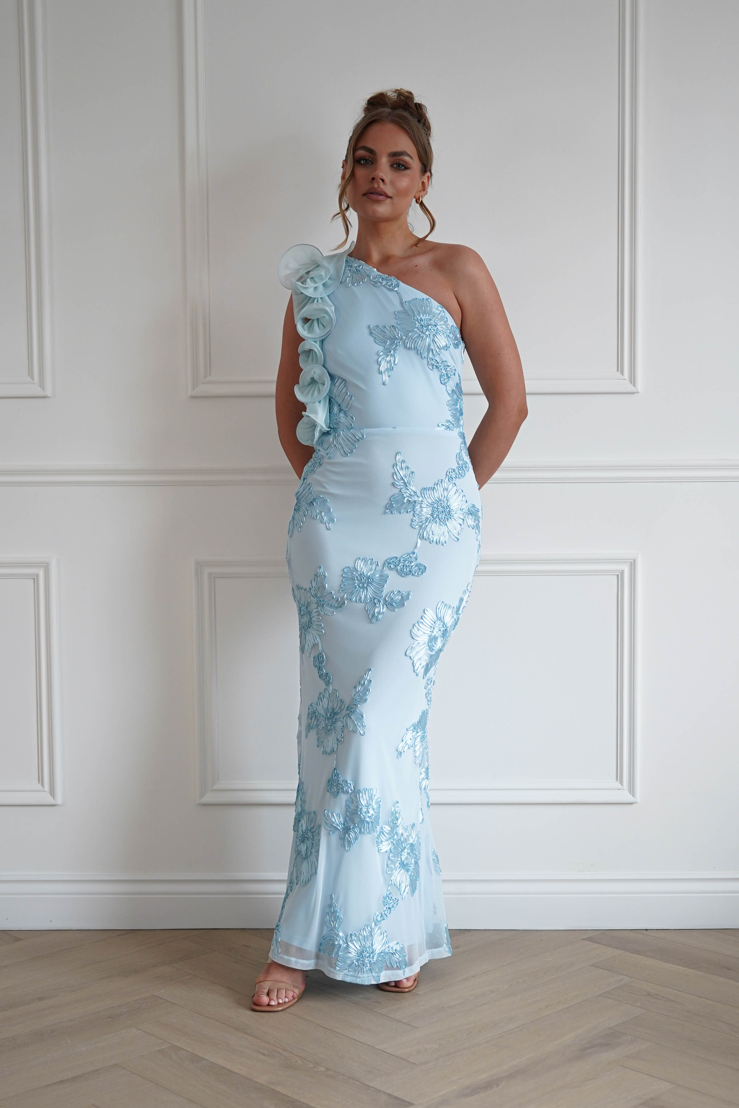 Oh Hello Clothing Women > Clothing > Dresses 1*DONE-Siren Bodycon Maxi Dress / new colour light blue