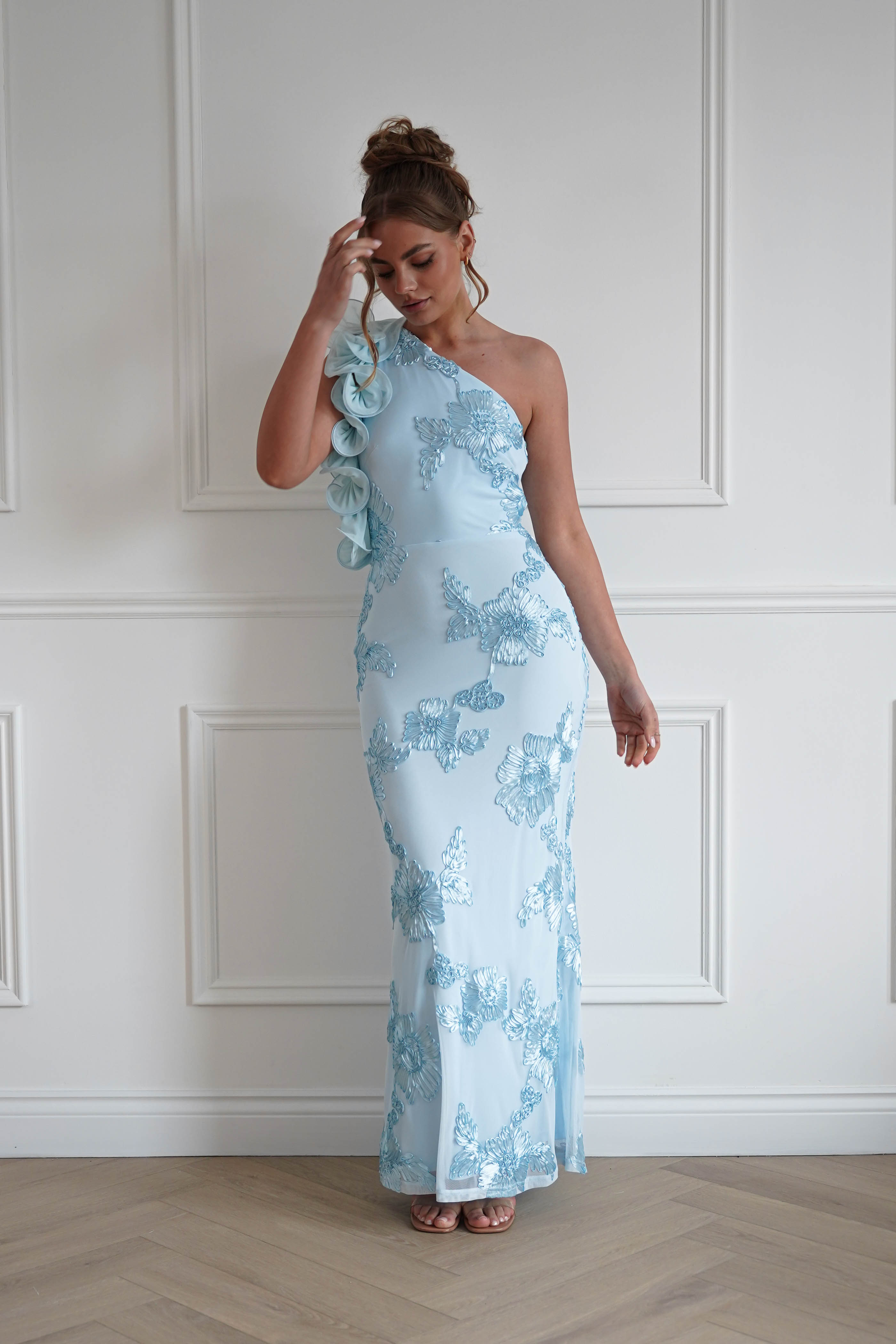 Oh Hello Clothing Women > Clothing > Dresses 1*DONE-Siren Bodycon Maxi Dress / new colour light blue