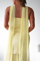 Oh Hello Clothing Women > Clothing > Dresses Amora Strapless Structured Maxi Dress | Yellow