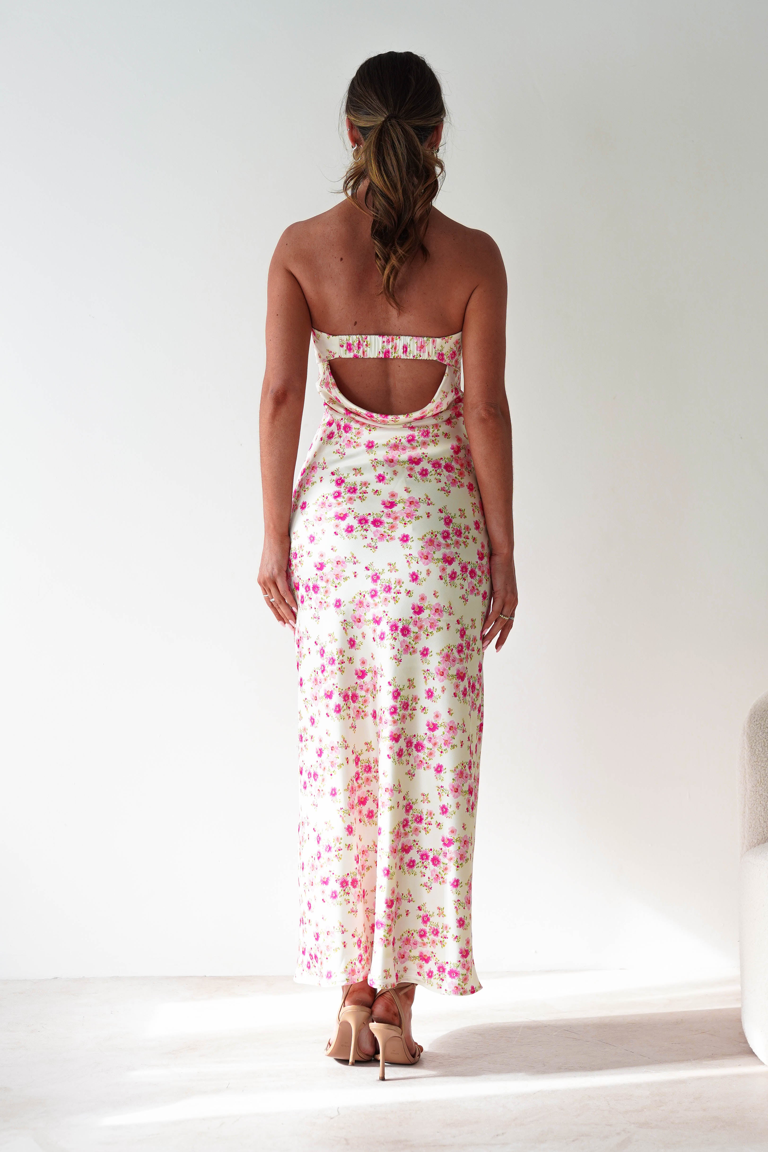 Blossom Floral Print Maxi Dress Yellow | Wedding Guest Dress | Maxi | Oh Hello Clothing