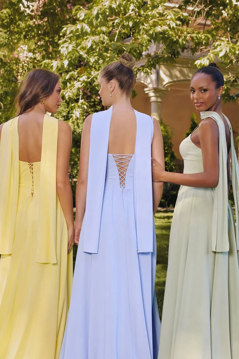 Oh Hello Clothing Dresses > Prom Dresses * DONE - Felicity Lace Up Corset Maxi Dress | Blue