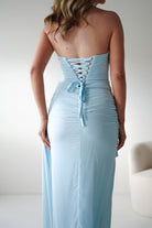 Oh Hello Clothing Women > Clothing > Dresses Finn Strapless Draped Maxi Dress | Blue