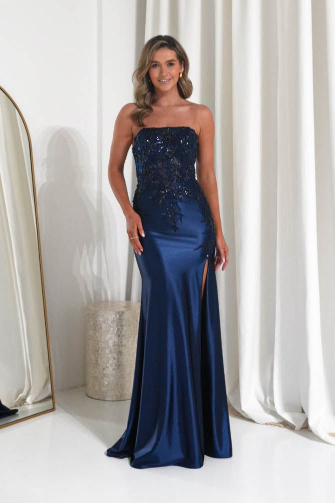 Oh Hello Clothing Dresses 1*DONE -CINDERALLA-C168- NAVY GOWN