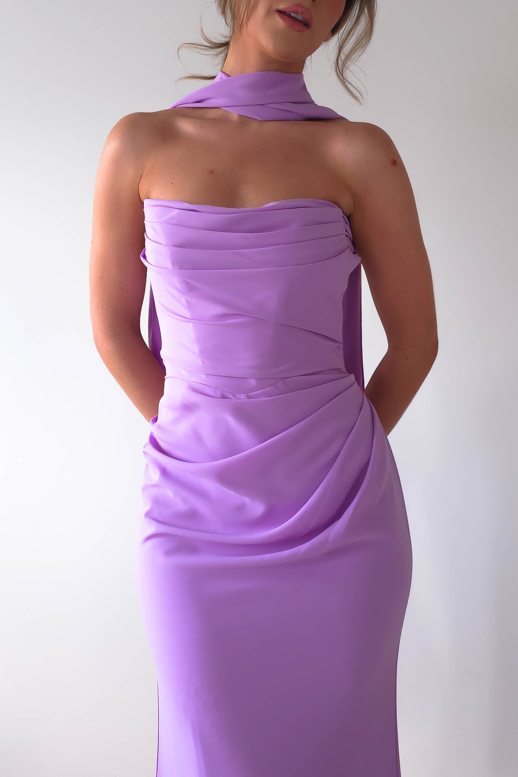 Lisa Multiway Chiffon Gown | Lilac | Debs & Prom | Formal Gown | Oh Hello Clothing