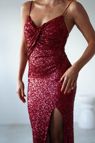 Narissa Sequin Maxi Gown | Red | Debs & Prom | Formal Gown | Oh Hello Clothing