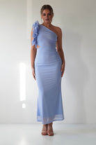 Sydney Bodycon Maxi Dress Blue | Wedding Guest Dress | Bodycon | Maxi | Oh Hello Clothing
