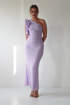 Sydney Bodycon Maxi Dress Lilac | Wedding Guest Dress | Bodycon | Maxi | Oh Hello Clothing