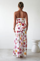 Talia Strapless Floral Print Maxi Dress Mixed Print | Wedding Guest Dress | Maxi | Oh Hello Clothing
